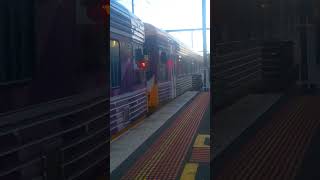 556 Frankston service arriving on platform 3 melbournetrains train railway trainspotting [upl. by Esorlatsyrc]