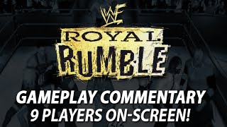 WWF Royal Rumble Gameplay 9 Players on Screen [upl. by Anelahs]