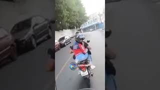 Persecución por las calles de Brasil en motocicleta ¿lo atrapa la policía [upl. by Xela620]