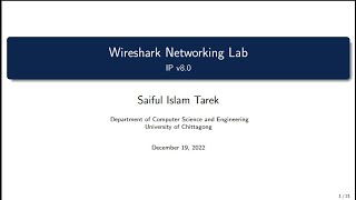 Wireshark Lab  IP v80 Solution  Question 1  9  Part 1 [upl. by Matrona]