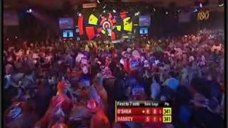 Tony OShea v Ted Hankey Part 2  2009 BDO Championships Final [upl. by Golightly]