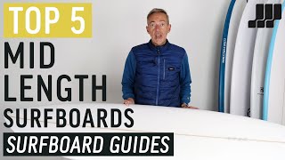 Top 5 Mid Length Surfboards 2023 [upl. by Naened]