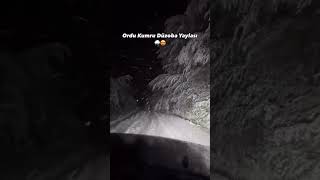 Ordu kumlu düzoba yaylası❄️❄️ ordu düzoba havadurumu meteoroloji haber short [upl. by Hsinam]