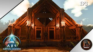 ARK Survival Ascended Building My Modern House Modded EP3 [upl. by Trow]