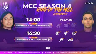 MCC S4  Playin  Day 2 [upl. by Eerrehc]