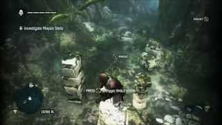 Assassins Creed 4 Black Flag Investigate Mayan Stela [upl. by Leyla776]