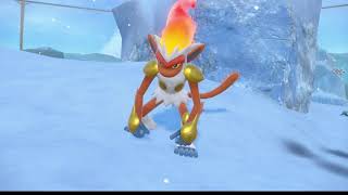 Pokemon VioletMain Chimchar fully evolving into Infernape Happy 2024 [upl. by Brott]