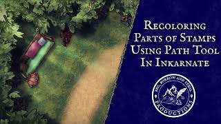 Recoloring Parts of Stamps using the Path Tool in Inkarnate inkarnate dndcommunity ttrpg [upl. by Nadnerb]