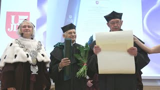 Prof Jerzy Buzek Doktor Honoris Causa UJD [upl. by Hsakaa]