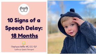 10 Signs of a Speech Delay at 18 months Learn the key milestones from a licensed speech therapist [upl. by Ratib]