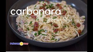 Creamy Bacon and Mushroom Carbonara Filipino Style [upl. by Sig]