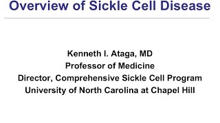 Sickle Cell Disease An Overview and Updates [upl. by Hagep]