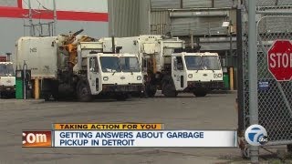 Getting answers about garbage pickup in Detroit [upl. by Zondra]