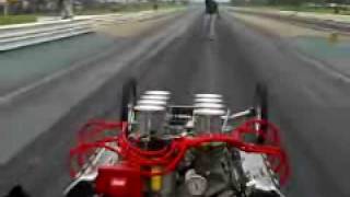 drivers view down drag strip [upl. by Utta]