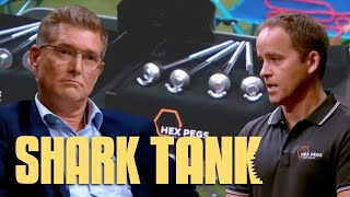 The Sharks FIGHT Over HexPegs  Shark Tank AUS  Shark Tank Global [upl. by Aramak]