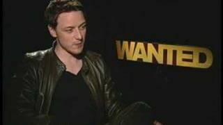 JAMES MCAVOY TALKS ABOUT quotWANTEDquot [upl. by Amiel]