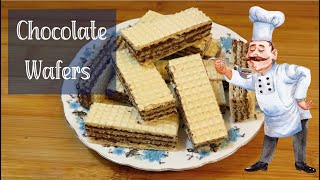 This is how to make chocolate wafers [upl. by Lusar]