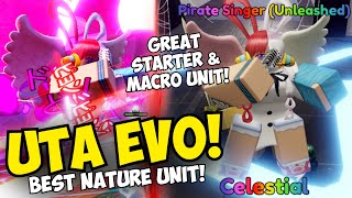 New Best NATURE Unit Uta EVO has INSANE EFFECTS  Anime Last Stand Pirate Singer Showcase [upl. by Malonis]