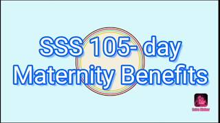 SSS Maternity Benefits ComputationHow to compute [upl. by Plotkin561]