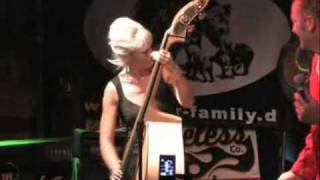 slap bass solo by EMMA GOSS [upl. by Eetnom]