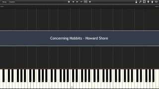 Concerning Hobbits MIDI Synthesia [upl. by Grote477]