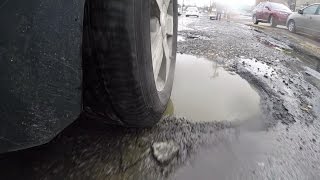 Pothole Epidemic in America [upl. by Ahsetal]