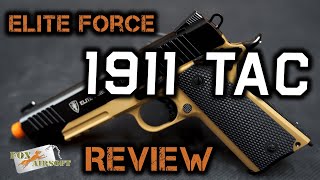 Elite Force 1911 Tac Review  Fox Airsoft [upl. by Milzie]