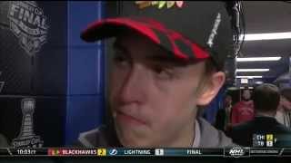 Teuvo Teravainen Postgame Interview [upl. by Athalia982]