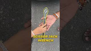 Easy and Fast Way To Lift Your Car Heyner Scissor Jack With Ratchet shorts [upl. by Ttreve682]