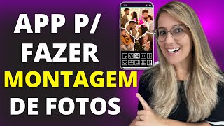 APLICATIVO para FAZER MONTAGENS de FOTOS no CELULAR  2023 [upl. by Martelli]