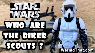 Biker Scout vintage Star Wars Kenner action figures 1983 [upl. by Waxler]