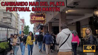 Recorriendo Mar del Plata Peatonal San Martín [upl. by Enitsuga]