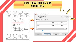 Como usar Atributos no AutoCad [upl. by Scheider]