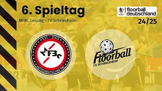 MFBC Leipzig  TV Schriesheim  6 Spieltag  1 FloorballBL Herren 2425 [upl. by Varden]