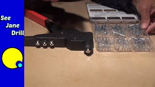 Pop Riveting for Beginners [upl. by Drolyag]