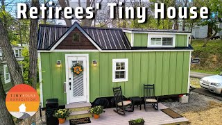 Retirees live in Tiny House to be near grandkids when not in tropics [upl. by Annoyt]