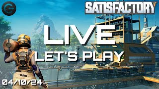 Le toit de lusine dacier  Live du 041024  Lets Play Satisfactory FR [upl. by Lenee627]