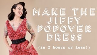 Learn How to make Gerties Jiffy Popover Dress Tutorial Part One [upl. by Eical]