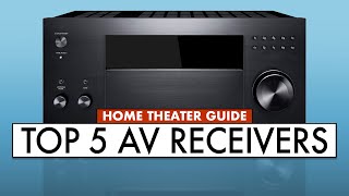 TOP 5 Surround Sound Receivers Receivers for MUSIC and MOVIES 2021 [upl. by Ayerhs]