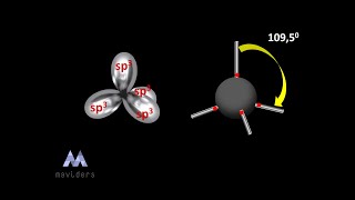 Chemistry animationCarbon hybridization types [upl. by Marten34]