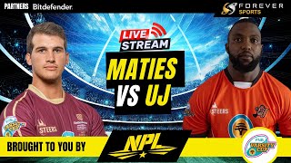 MATIES VS UJ LIVE  Varsity Cup Live Commentary amp Watchalong  Powered by NPL [upl. by Perron95]