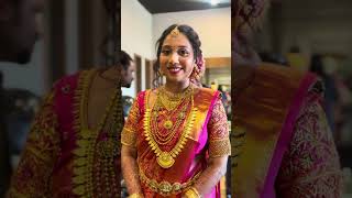 ഒറ്റക്ക് നാലുപേരെ 😱 shorts bridalmakeup keralabride wedding makeupartist [upl. by Ikiv]