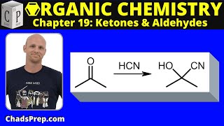 199b Addition of HCN Cyanohydrin Formation [upl. by Yadahs]