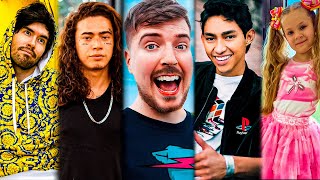 ESSES SÃO OS MAIORES YOUTUBERS DO MUNDO [upl. by Oetsira]