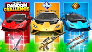 provo la RANDOM LAMBORGHINI CHALLENGE su Fortnite ITA [upl. by Wicks990]