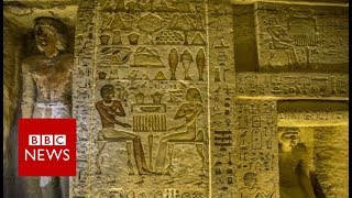 Egypt tomb Saqqara one of a kind discovery revealed  BBC News [upl. by Eduino]