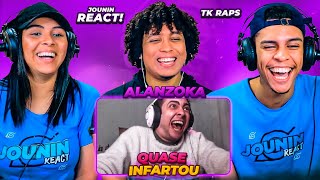 OS SUSTOS MAIS MARCANTES amp ENGRAÇADOS DO ALANZOKA  React 🔥 [upl. by Ludly427]