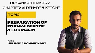 Preparation of Formaldehyde amp Formalin Laboratory Preparation  industrial preparation [upl. by Ettennan411]