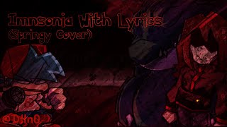 Insomnia WITH LYRICS COVER  VS Hypnos Lullaby V2 LYRICAL COVER original by springystarscout [upl. by Izmar]