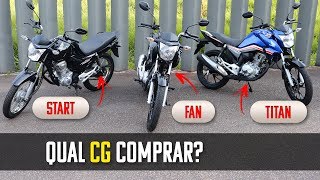 Qual CG comprar START FAN ou TITAN Avaliação Completa [upl. by Atikkin]